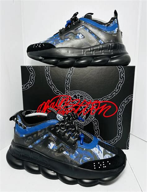 chain reaction casual versace ebay|versace chain reaction twill.